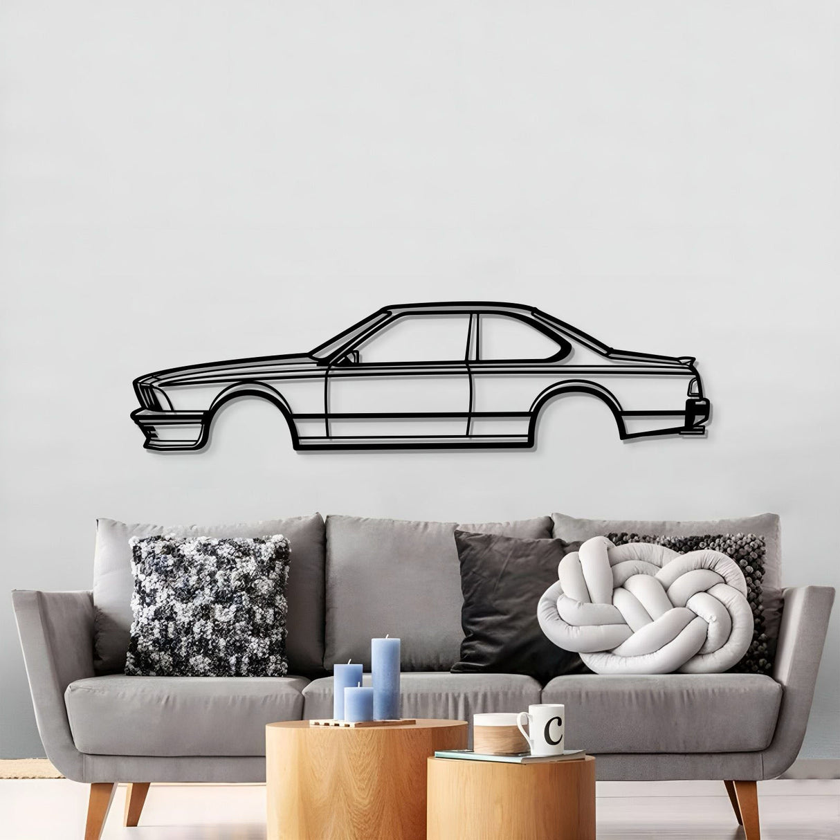 1978 635 CSI Metal Car Wall Art - MT0179