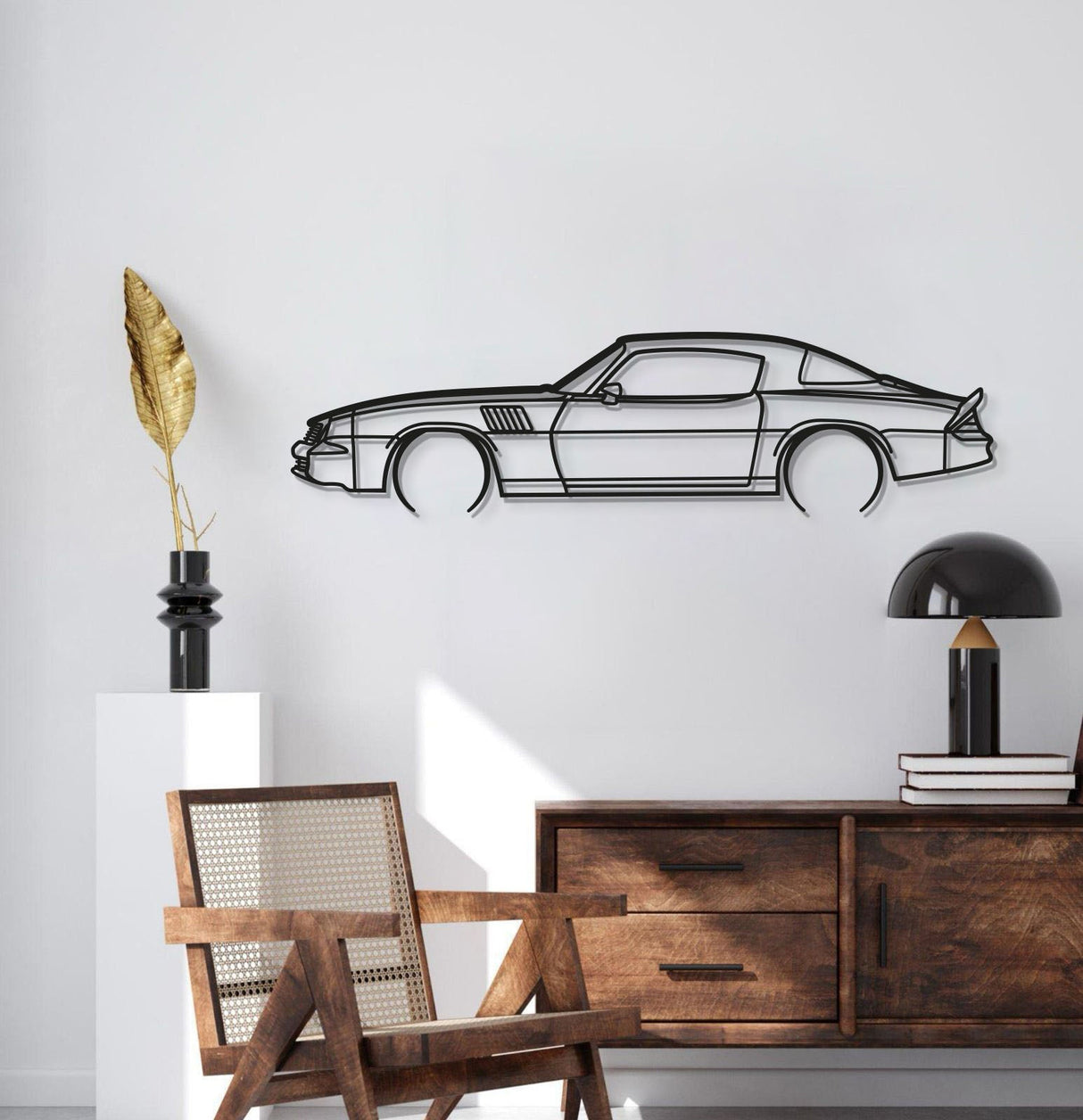 1978 Camaro Z28 Detailed Metal Car Wall Art - MT0180