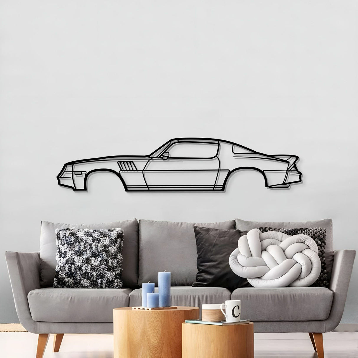 1978 Camaro Z28 Metal Car Wall Art - MT0181