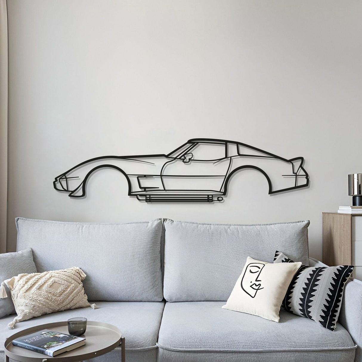 1979 Corvette Metal Car Wall Art - MT0182