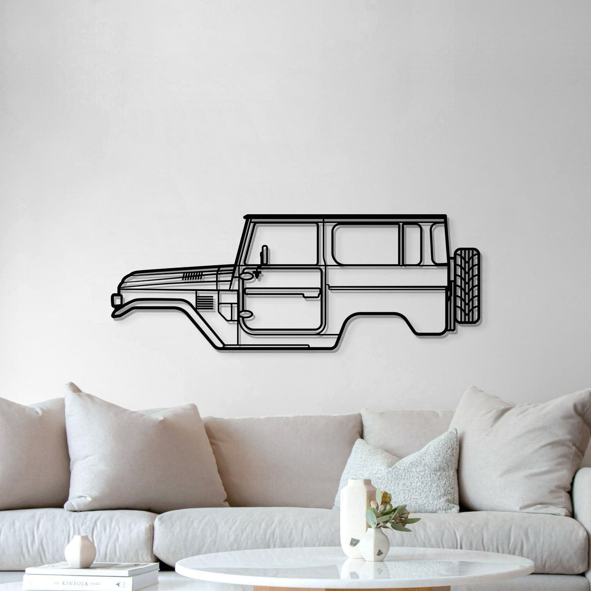 1979 FJ40 Metal Car Wall Art - MT0183