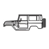 1979 FJ40 Metal Car Wall Art - MT0183