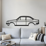 1980 Escort MK2 Metal Car Wall Art - MT0188