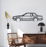 1983 240 RS Metal Car Wall Art - MT0194