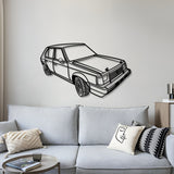 1980 Horizon Perspective Metal Car Wall Art - MT1182