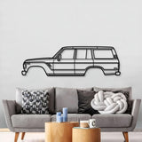 1980 Land Cruiser 4th Gen (J60) Metal Car Wall Art - MT0190