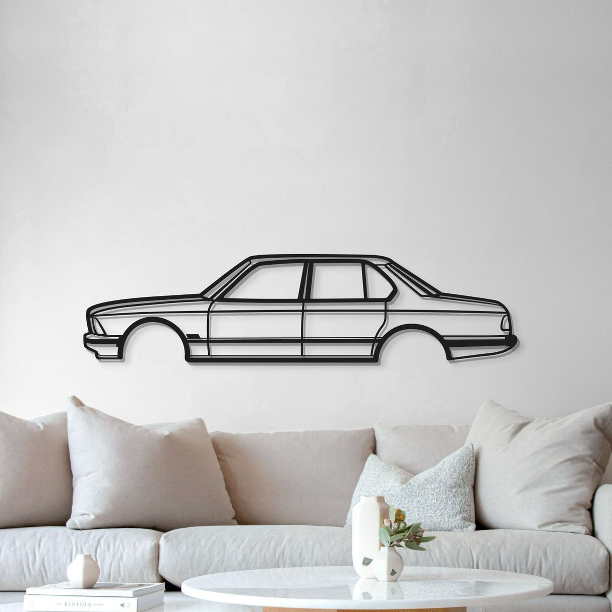 1981 7 Serie E23 Metal Car Wall Art - MT0193