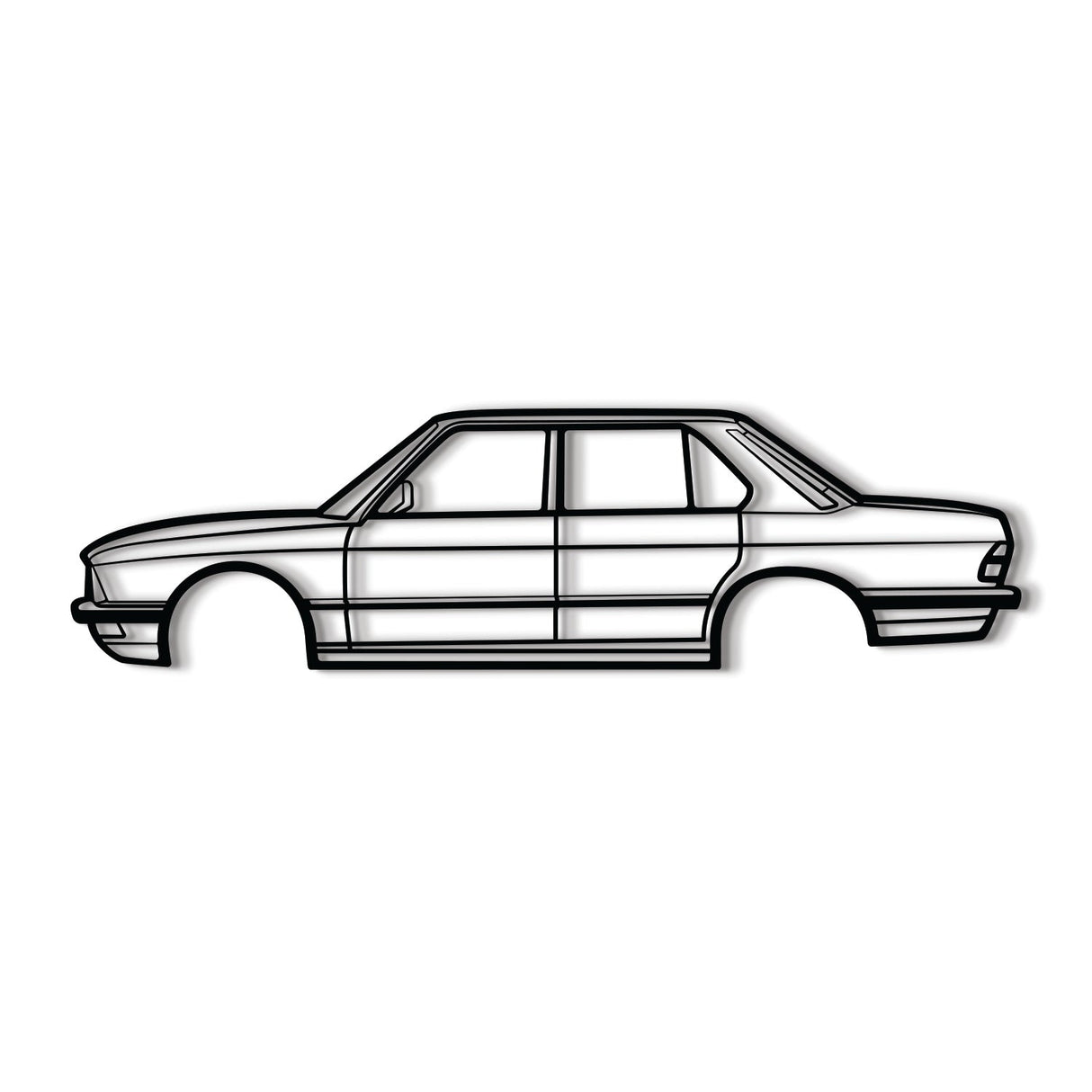 1983 E28 M5 Metal Car Wall Art - MT0199