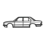 1983 E28 M5 Metal Car Wall Art - MT0199