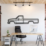 1983 Ranger 1st Gen Metal Car Wall Art - MT0200