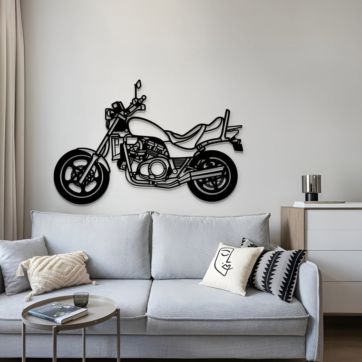 1983 V65 Magna Metal Motorcycle Wall Art - MT1395