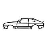 1985 Tickford Capri Metal Car Wall Art - MT0205