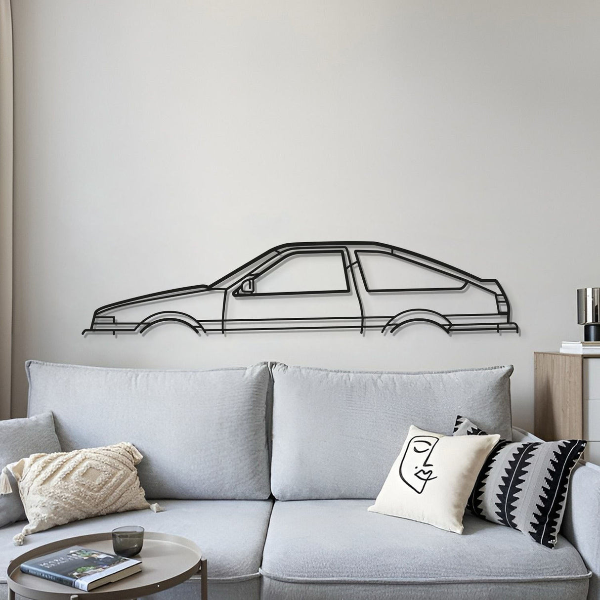 1985 Corolla AE86 Classic Metal Car Wall Art - MT0204