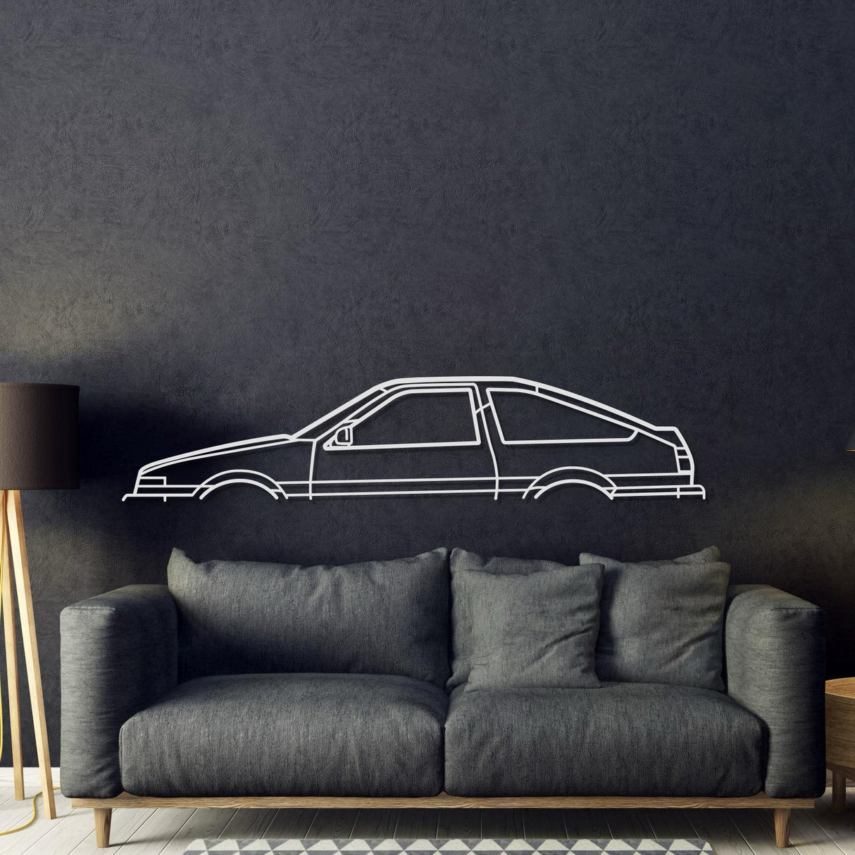 1985 Corolla AE86 Classic Metal Car Wall Art - MT0204