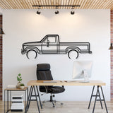 1986 F-150 XLT Metal Car Wall Art - MT0206