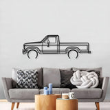 1986 F-150 XLT Metal Car Wall Art - MT0206