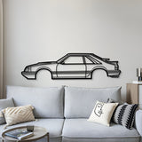 1986 Ford Mustang SVO Metal Car Wall Art - MT0207