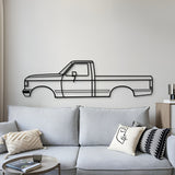 1987 F-150 8th Gen Metal Car Wall Art - MT0213