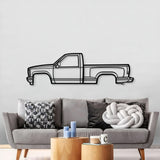 1988 K1500 Silverado Metal Car Wall Art - MT0218