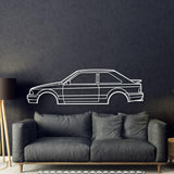 1988 Escort XR3I  Metal Car Wall Art - MT0215