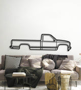 1988 Sierra 1500 1st Gen Metal Car Wall Art - MT0220