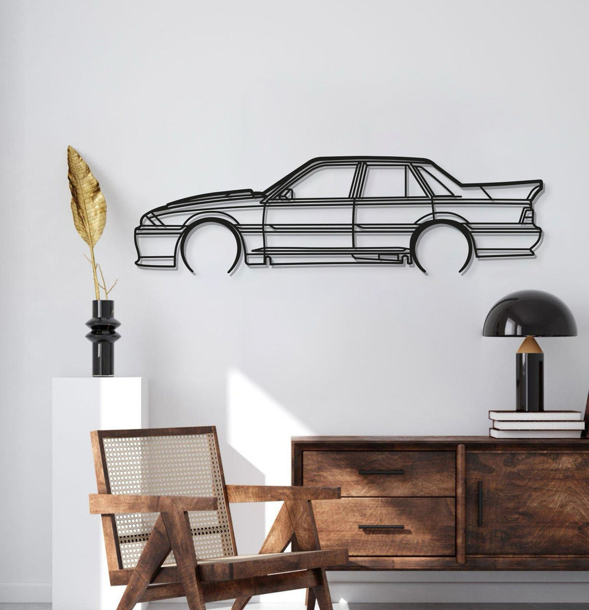 1988 HSV VL SS Metal Car Wall Art - MT0217