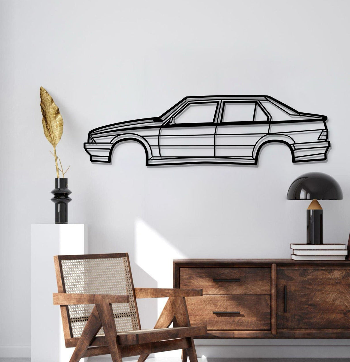 1990 75 Metal Car Wall Art - MT0227