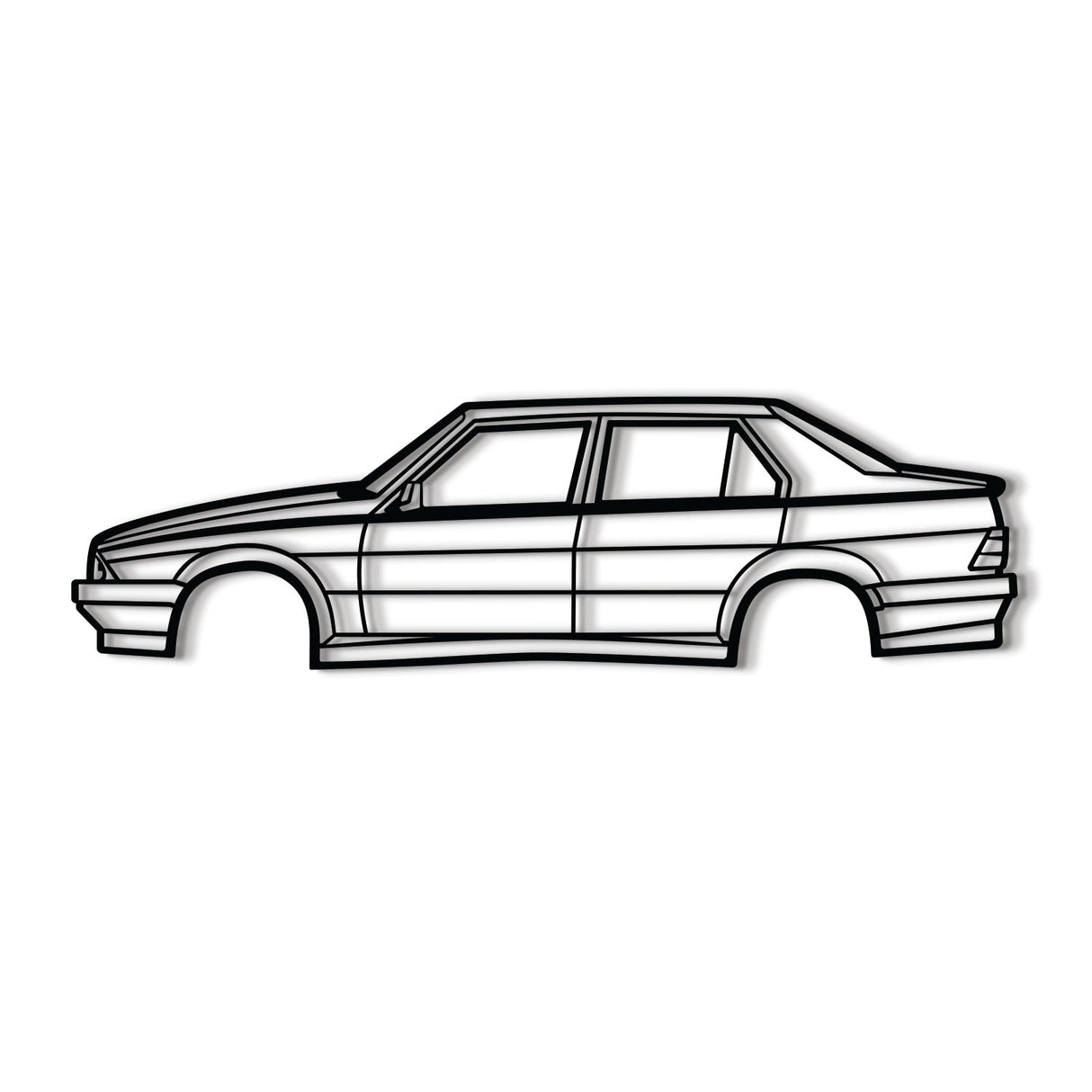 1990 75 Metal Car Wall Art - MT0227