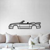 1990 Mustang Saleen Convertible Metal Car Wall Art - MT0229