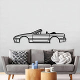 1990 RX-7 Convertible Metal Car Wall Art - MT0231