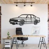 1991 E34 M5 Perspective Metal Car Wall Art - MT1141