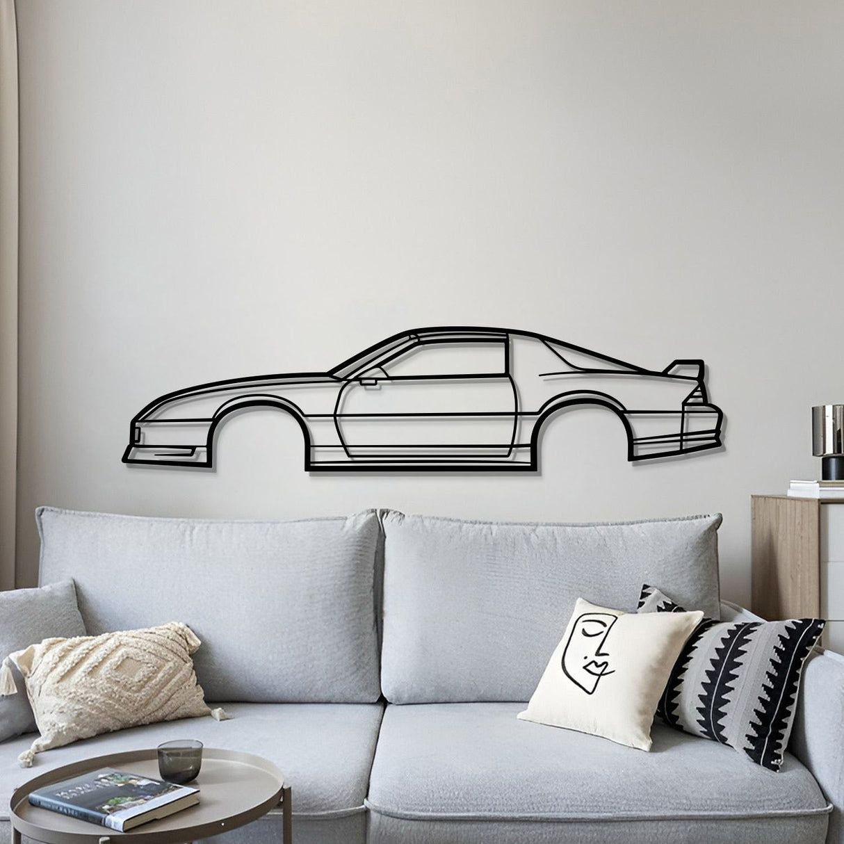 1991 Camaro Z28 Metal Car Wall Art - MT0234