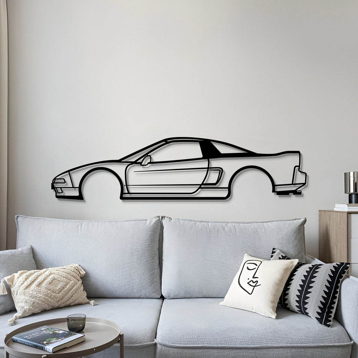 1991 NSX Metal Car Wall Art - MT0236