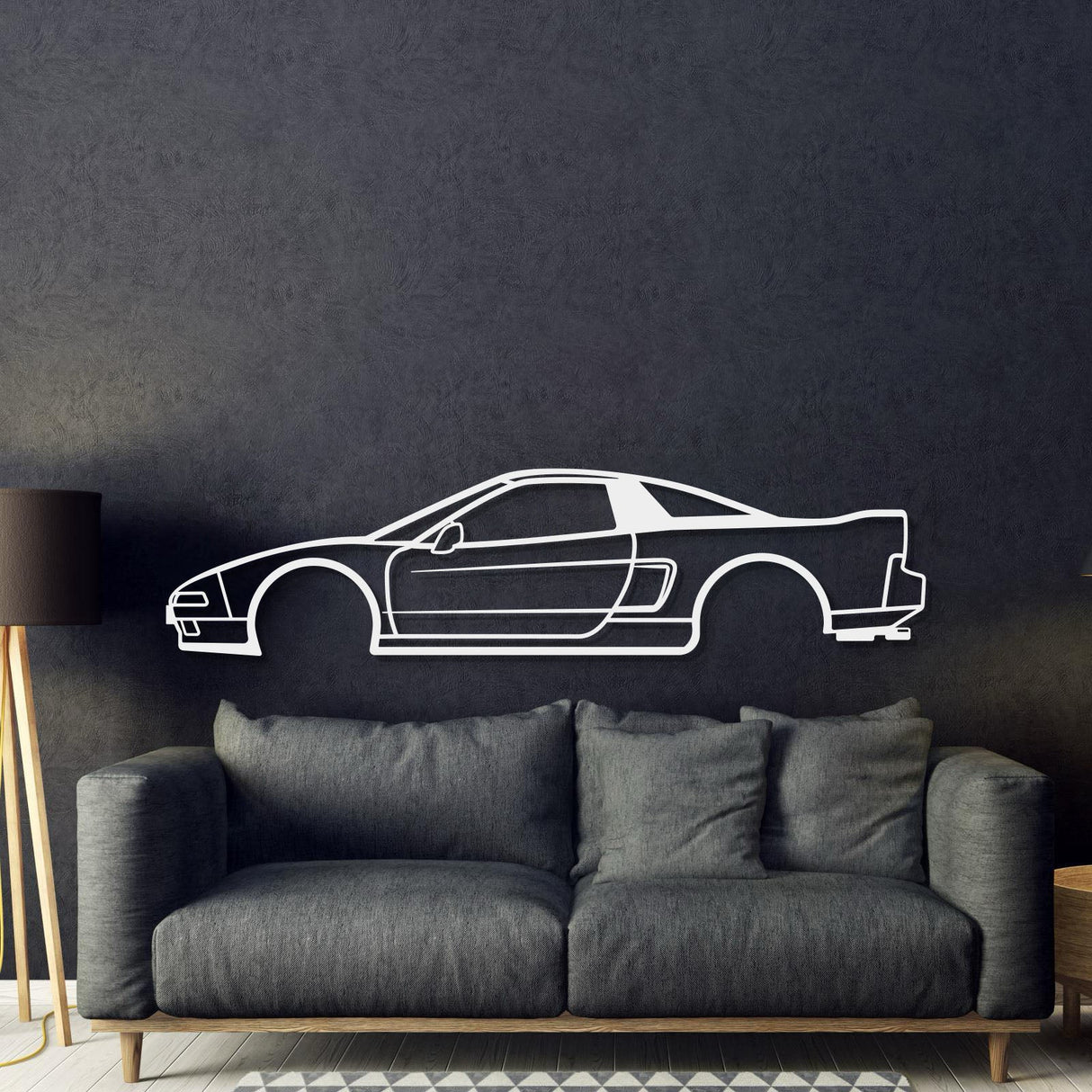 1991 NSX Metal Car Wall Art - MT0236