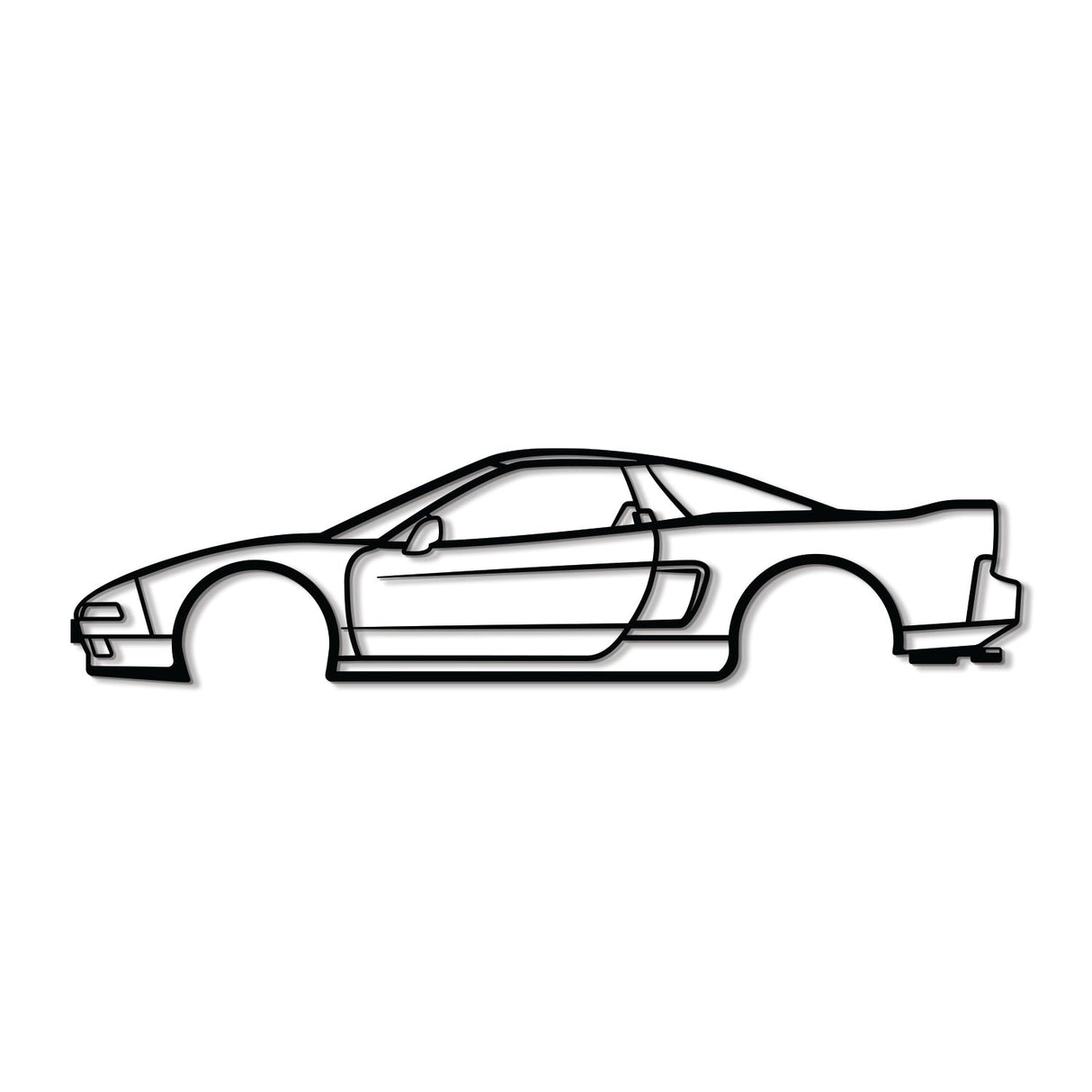 1991 NSX Metal Car Wall Art - MT0236