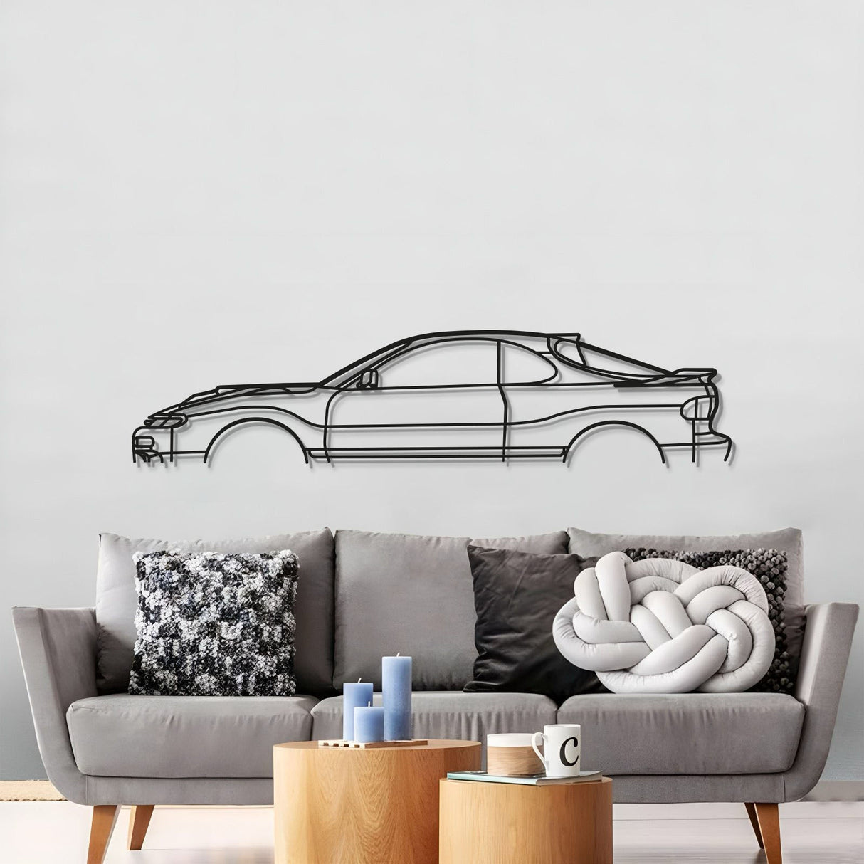 1991 Celica GT Four Classic Metal Car Wall Art - MT0235