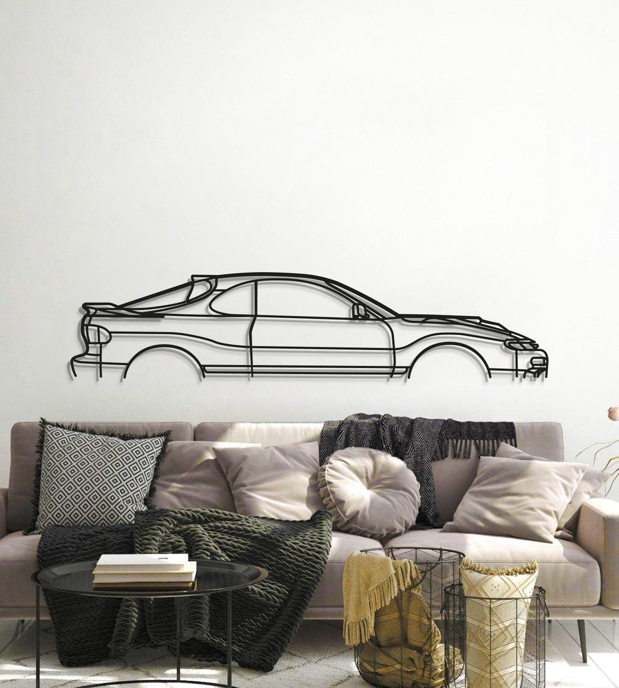 1991 Celica GT Four Classic Metal Car Wall Art - MT0235