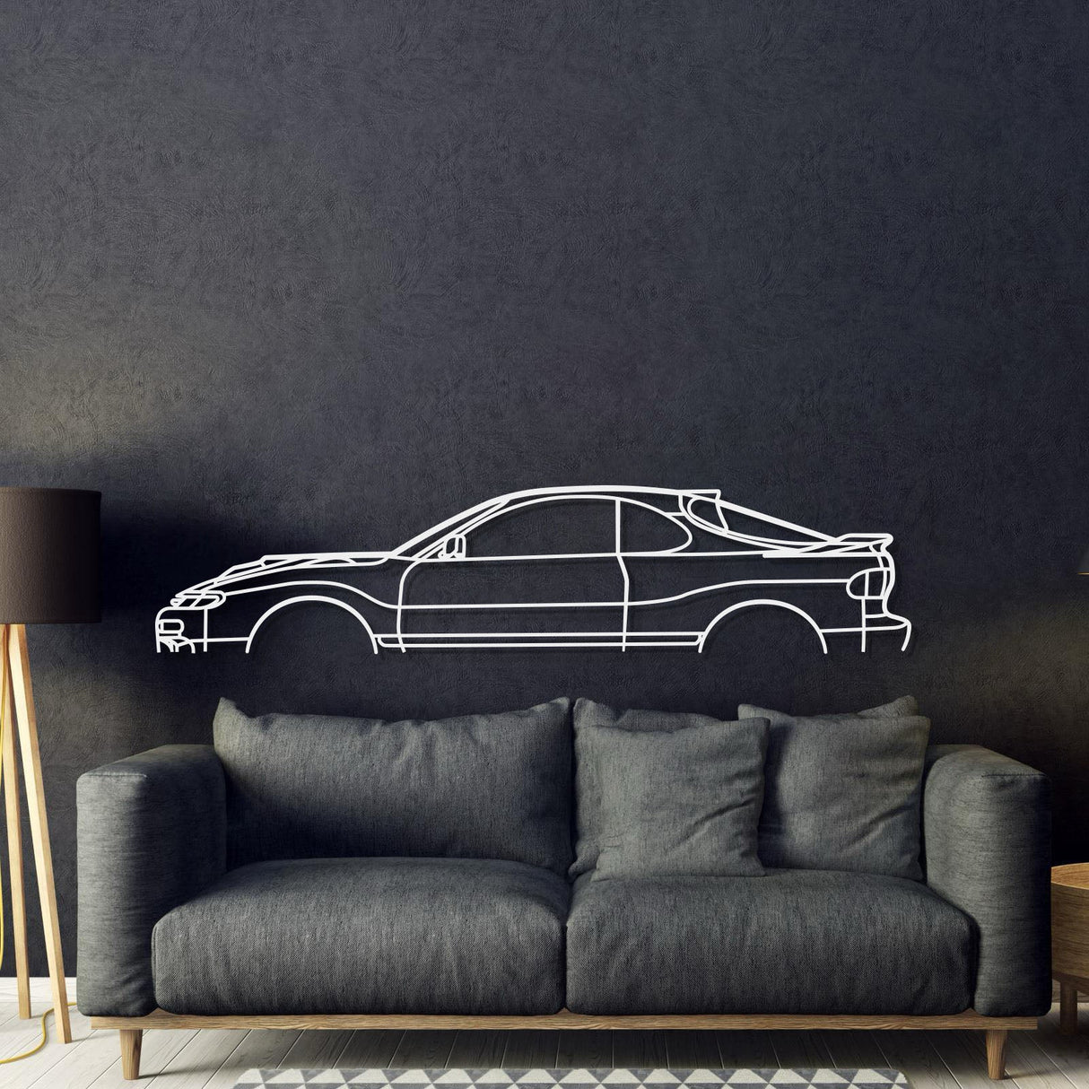 1991 Celica GT Four Classic Metal Car Wall Art - MT0235