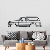 1992 Bronco 5th Gen Metal Car Wall Art - MT0238