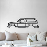 1992 Bronco 5th Gen Metal Car Wall Art - MT0238