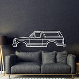 1992 Bronco 5th Gen Metal Car Wall Art - MT0238