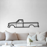 1993 F-150 9th Gen Metal Car Wall Art - MT0240