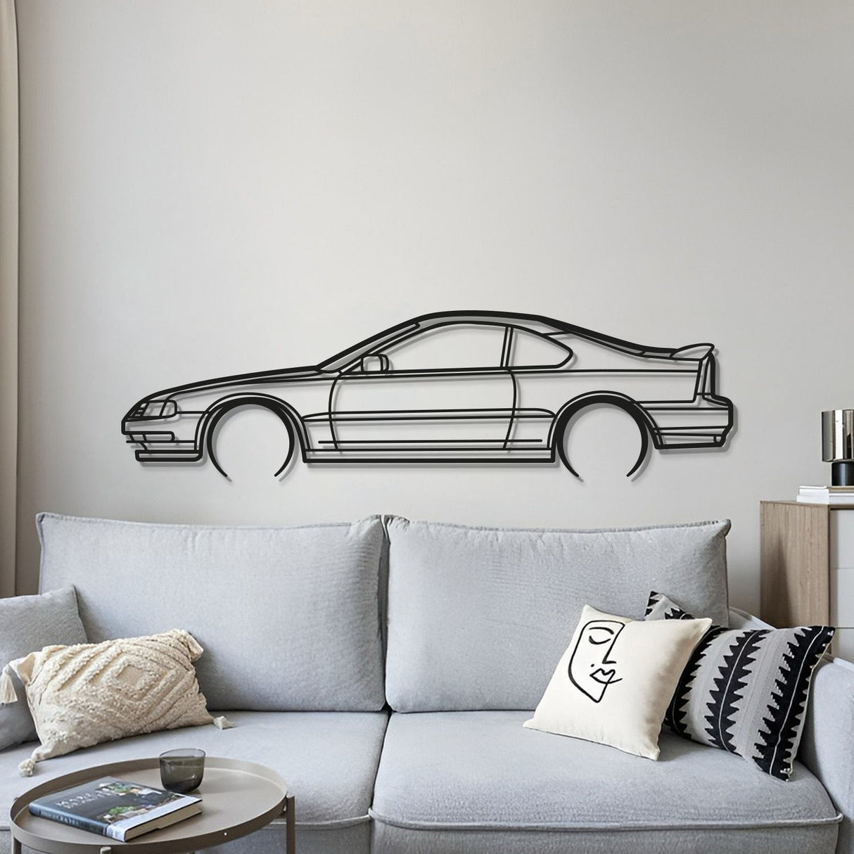 1993 Gen 4 Detailed Metal Car Wall Art - MT0244