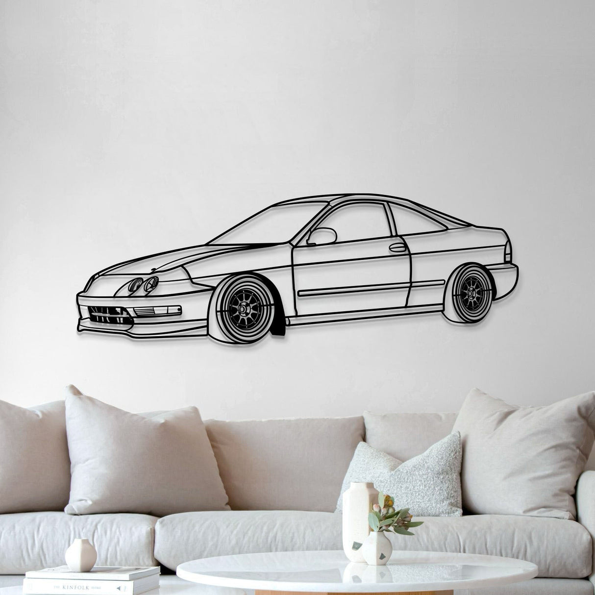 1994 Integra Perspective Metal Car Wall Art - MT1308