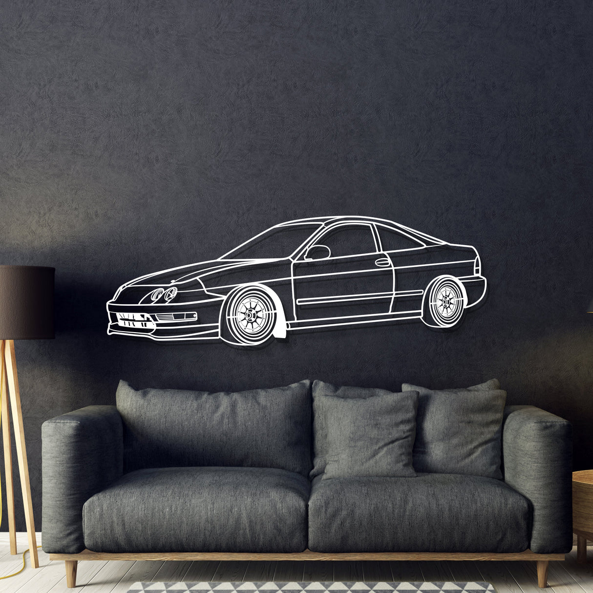 1994 Integra Perspective Metal Car Wall Art - MT1308