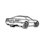 1994 Corvette ZR-1 Perspective Metal Car Wall Art - MT1307