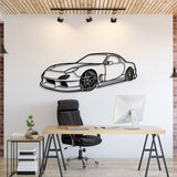 1994 RX-7 Stance Perspective Metal Car Wall Art - MT1170