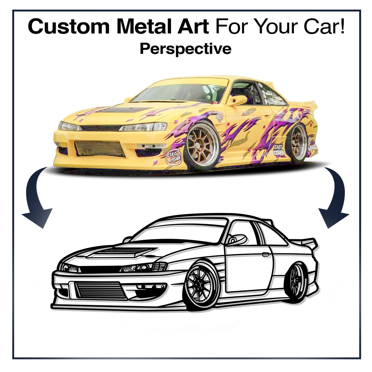 Your Personalized Car Metal Wall Art - MT1113