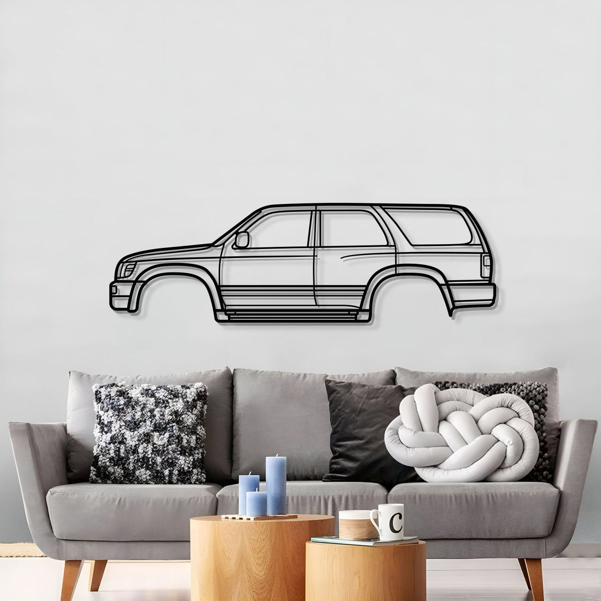 1996 4Runner 3rd Gen (N180)  Metal Car Wall Art - MT0257