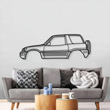 1996 RAV4 1st Gen (XA10) Metal Car Wall Art - MT0258